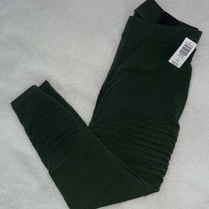 NWT Torrid Dark Olive Moto Leggings